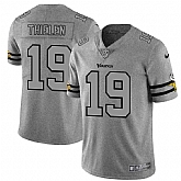 Nike Vikings 19 Adam Thielen 2019 Gray Gridiron Gray Vapor Untouchable Limited Jersey Dyin,baseball caps,new era cap wholesale,wholesale hats
